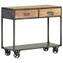 Mesa consola de madera maciza reciclada 90x35x74 cm de , Mesas auxiliares - Ref: Foro24-323516, Precio: 207,15 €, Descuento: %