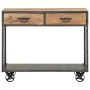Mesa consola de madera maciza reciclada 90x35x74 cm de , Mesas auxiliares - Ref: Foro24-323516, Precio: 207,15 €, Descuento: %