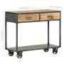 Mesa consola de madera maciza reciclada 90x35x74 cm de , Mesas auxiliares - Ref: Foro24-323516, Precio: 207,15 €, Descuento: %
