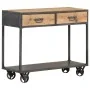 Mesa consola de madera maciza reciclada 90x35x74 cm de , Mesas auxiliares - Ref: Foro24-323516, Precio: 207,15 €, Descuento: %