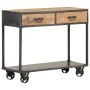 Mesa consola de madera maciza reciclada 90x35x74 cm de , Mesas auxiliares - Ref: Foro24-323516, Precio: 207,15 €, Descuento: %