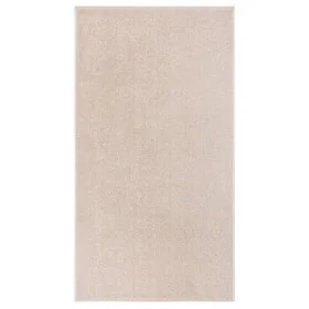 Alfombra de pelo corto beige oscuro 80x150 cm de , Alfombras - Ref: Foro24-340337, Precio: 30,70 €, Descuento: %