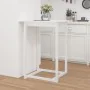 Mesa alta de bar madera maciza de pino blanca 80x80x110 cm de , Mesas de cocina y de comedor - Ref: Foro24-822183, Precio: 10...
