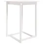 Mesa alta de bar madera maciza de pino blanca 80x80x110 cm de , Mesas de cocina y de comedor - Ref: Foro24-822183, Precio: 10...