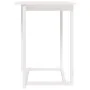 Mesa alta de bar madera maciza de pino blanca 80x80x110 cm de , Mesas de cocina y de comedor - Ref: Foro24-822183, Precio: 10...