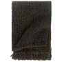 Manta de algodón gris antracita/marrón 160x210 cm de , Mantas - Ref: Foro24-133750, Precio: 39,16 €, Descuento: %