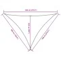 Toldo de vela triangular tela Oxford marrón 5x7x7 m de , Sombrillas - Ref: Foro24-135842, Precio: 48,90 €, Descuento: %