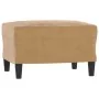Juego de sofás con cojines 3 piezas terciopelo marrón de , Sofás - Ref: Foro24-3202247, Precio: 535,55 €, Descuento: %