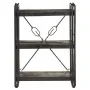 Estantería de 3 niveles madera maciza de mango negro 60x30x80cm de , Librerías y estanterías - Ref: Foro24-320626, Precio: 12...