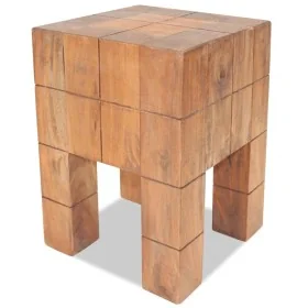 Taburete de madera maciza de caoba de , Taburetes y sillas plegables - Ref: Foro24-244502, Precio: 68,55 €, Descuento: %