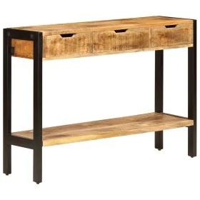 Aparador con 3 cajones madera maciza de mango 110x35x75 cm de , Aparadores - Ref: Foro24-247406, Precio: 187,19 €, Descuento: %