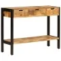 Aparador con 3 cajones madera maciza de mango 110x35x75 cm de , Aparadores - Ref: Foro24-247406, Precio: 187,19 €, Descuento: %