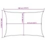 Toldo de vela verde claro HDPE 160 g/m² 2,5x3,5 m de , Sombrillas - Ref: Foro24-311288, Precio: 26,81 €, Descuento: %