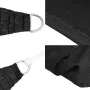 Toldo de vela HDPE negro 160 g/m² 4/5x3 m de , Sombrillas - Ref: Foro24-311765, Precio: 35,85 €, Descuento: %