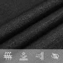 Toldo de vela HDPE negro 160 g/m² 4/5x3 m de , Sombrillas - Ref: Foro24-311765, Precio: 35,85 €, Descuento: %