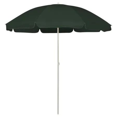 Sombrilla de playa verde 240 cm de , Sombrillas - Ref: Foro24-314705, Precio: 28,82 €, Descuento: %