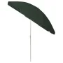 Sombrilla de playa verde 240 cm de , Sombrillas - Ref: Foro24-314705, Precio: 28,82 €, Descuento: %