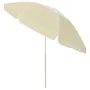 Sombrilla de playa amarillo arena 240 cm de , Sombrillas - Ref: Foro24-314711, Precio: 32,60 €, Descuento: %