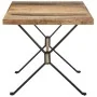 Mesa de comedor de madera de mango rugosa 160x80x76 cm de , Mesas de cocina y de comedor - Ref: Foro24-321608, Precio: 245,62...
