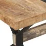 Mesa de comedor de madera de mango rugosa 160x80x76 cm de , Mesas de cocina y de comedor - Ref: Foro24-321608, Precio: 245,62...