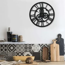 Black acrylic wall clock 30 cm by , Wall clocks - Ref: Foro24-325168, Price: 29,87 €, Discount: %