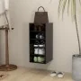 Mueble zapatero de madera contrachapada negro 31,5x35x70 cm de , Zapateros y organizadores de calzado - Ref: Foro24-808983, P...