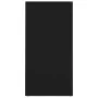 Mueble zapatero de madera contrachapada negro 31,5x35x70 cm de , Zapateros y organizadores de calzado - Ref: Foro24-808983, P...
