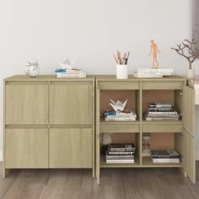Sideboards 2 pcs engineered wood Sonoma oak 70x41x75 cm by , Sideboards - Ref: Foro24-3098091, Price: 168,94 €, Discount: %