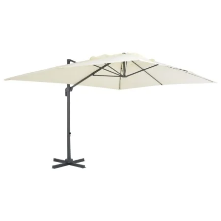 Sombrilla jardín voladiza con palo de aluminio arena 400x300 cm de , Sombrillas - Ref: Foro24-44633, Precio: 341,50 €, Descue...
