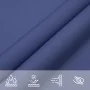Toldo de vela triangular tela Oxford azul 4x5x5 m de , Sombrillas - Ref: Foro24-135564, Precio: 38,43 €, Descuento: %