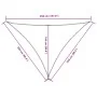 Toldo de vela triangular tela Oxford naranja 2,5x2,5x3,5 m de , Sombrillas - Ref: Foro24-135719, Precio: 22,68 €, Descuento: %
