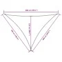 Toldo de vela triangular tela Oxford naranja 5x6x6 m de , Sombrillas - Ref: Foro24-135731, Precio: 48,71 €, Descuento: %