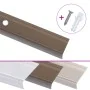 Perfiles de peldaños forma de L 5uds aluminio marrón 100 cm de , Escaleras - Ref: Foro24-146766, Precio: 19,65 €, Descuento: %