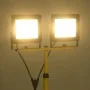 Foco LED con trípode 2x100 W blanco cálido de , Focos y reflectores - Ref: Foro24-149657, Precio: 94,65 €, Descuento: %