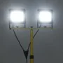 Foco LED con trípode 2x100 W blanco frío de , Focos y reflectores - Ref: Foro24-149662, Precio: 94,65 €, Descuento: %