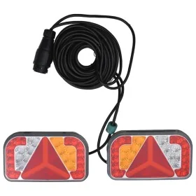 Luces de remolque 2 uds bombilla LED rojo 24x5x14,5 cm 12V de , Luces para vehículos motorizados - Ref: Foro24-152899, Precio...