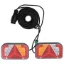 Trailer lights 2 pcs red LED bulb 24x5x14.5 cm 12V by , Lights for motor vehicles - Ref: Foro24-152899, Price: 93,57 €, Disco...