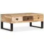 Mesa de centro con 3 cajones madera maciza de mango 90x50x35 cm de , Mesas de centro - Ref: Foro24-244942, Precio: 219,19 €, ...