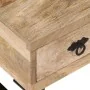 Mesa de centro con 3 cajones madera maciza de mango 90x50x35 cm de , Mesas de centro - Ref: Foro24-244942, Precio: 219,19 €, ...