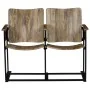 Banco de 2 plazas de madera maciza de mango y acero de , Sillones - Ref: Foro24-244954, Precio: 127,04 €, Descuento: %