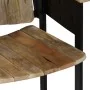 Banco de 2 plazas de madera maciza de mango y acero de , Sillones - Ref: Foro24-244954, Precio: 127,04 €, Descuento: %
