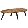 Mesa de centro ovalada de teca maciza reciclada 120x60x30 cm de , Mesas de centro - Ref: Foro24-245417, Precio: 158,69 €, Des...