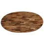 Mesa de centro ovalada de teca maciza reciclada 120x60x30 cm de , Mesas de centro - Ref: Foro24-245417, Precio: 158,69 €, Des...