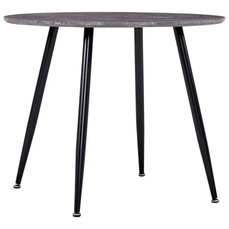 Mesa de comedor MDF gris hormigón y negro 90x73,5 cm de , Mesas de cocina y de comedor - Ref: Foro24-248303, Precio: 186,35 €...