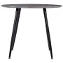Mesa de comedor MDF gris hormigón y negro 90x73,5 cm de , Mesas de cocina y de comedor - Ref: Foro24-248303, Precio: 186,35 €...