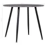 Mesa de comedor MDF gris hormigón y negro 90x73,5 cm de , Mesas de cocina y de comedor - Ref: Foro24-248303, Precio: 186,35 €...