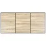 MDF dining table in oak color 200x100x75 cm by , Kitchen and dining tables - Ref: Foro24-281564, Price: 256,81 €, Discount: %