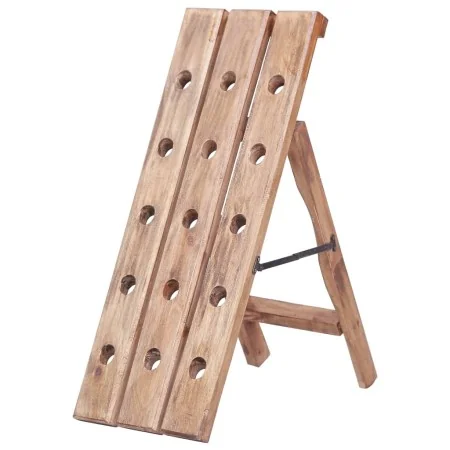 Botellero para 15 botellas madera maciza de caoba 26x50x70 cm de , Botelleros - Ref: Foro24-283900, Precio: 53,75 €, Descuent...