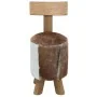 Taburete de madera maciza de teca marrón de , Taburetes y sillas plegables - Ref: Foro24-285206, Precio: 97,88 €, Descuento: %