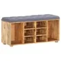 Banco de recibidor madera maciza de mango 100x35x47 cm de , Bancos para recibidores y almacenamiento - Ref: Foro24-285891, Pr...